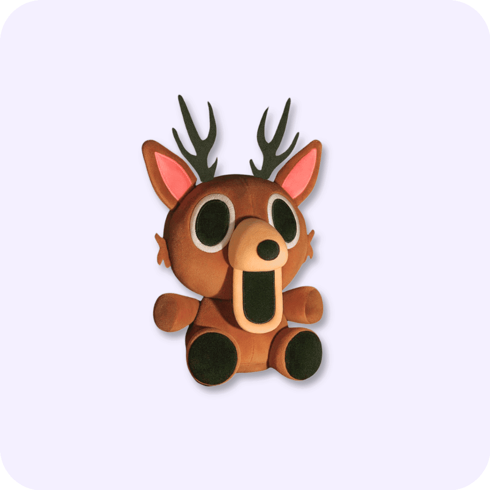 The Deer Plush Cute Version The Deer Plush Cute Version
